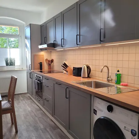 Apartment Leuben - Stylisch - Balkon - Kueche Дрезден Экстерьер фото