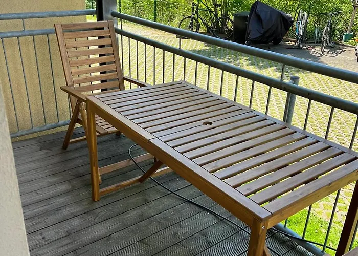 Apartment Leuben - Stylisch - Balkon - Kueche
